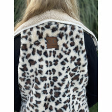 Load image into Gallery viewer, C.C Reversible Leopard Print Vest