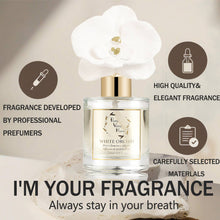 Load image into Gallery viewer, Golden Orchid Flower Diffuser Gift Set - White Orchid