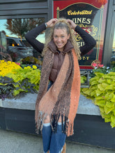 Load image into Gallery viewer, Multi Color Wide Stripe C.C Scarf