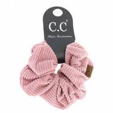 Load image into Gallery viewer, C.C Corduroy Ponytail Scrunchie
