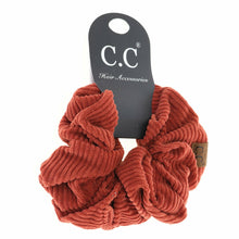 Load image into Gallery viewer, C.C Corduroy Ponytail Scrunchie