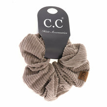 Load image into Gallery viewer, C.C Corduroy Ponytail Scrunchie