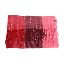 Load image into Gallery viewer, Multi Color Wide Stripe C.C Scarf