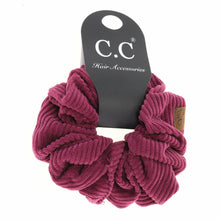Load image into Gallery viewer, C.C Corduroy Ponytail Scrunchie
