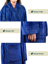 Load image into Gallery viewer, Women's Sherpa Fluffy Robe
