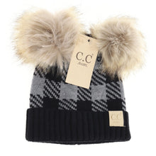 Load image into Gallery viewer, C.C Baby Plaid Pom Pom