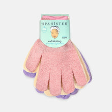 Load image into Gallery viewer, Exfoliating Shower Gloves - Three Pairs