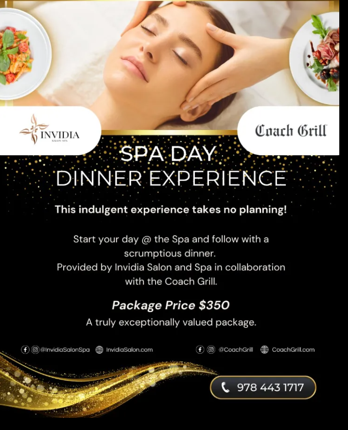 Spa Day Dinner Experience