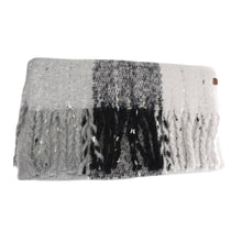 Load image into Gallery viewer, Multi Color Wide Stripe C.C Scarf