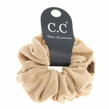 Load image into Gallery viewer, C.C Corduroy Ponytail Scrunchie
