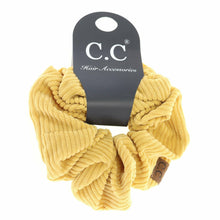 Load image into Gallery viewer, C.C Corduroy Ponytail Scrunchie