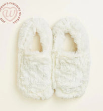Load image into Gallery viewer, Warmies Cream Slippers