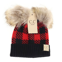 Load image into Gallery viewer, C.C Baby Plaid Pom Pom