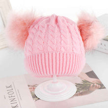 Load image into Gallery viewer, Kid Winter Pom-Pom Hat
