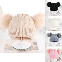 Load image into Gallery viewer, Kid Winter Pom-Pom Hat
