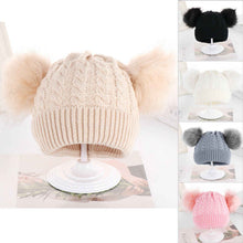 Load image into Gallery viewer, Kid Winter Pom-Pom Hat