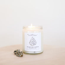 Load image into Gallery viewer, Jax Kelly Dalmatian Jasper Crystal Candle