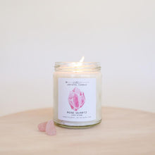 Load image into Gallery viewer, Jax Kelly Rose Quartz Crystal Candle