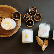 Load image into Gallery viewer, Jax Kelly Citrine Crystal Candle