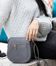 Load image into Gallery viewer, Kedzie Round Mini Messenger Vegan Leather Bag