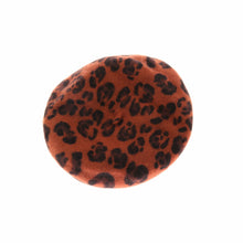 Load image into Gallery viewer, Leopard Pattern Wool C.C Beret
