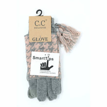 Load image into Gallery viewer, Houndstooth Cuffed CC Gloves
