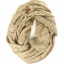 Load image into Gallery viewer, Flecked CC Infinity Scarf
