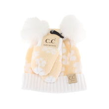 Load image into Gallery viewer, BABY Daisy C.C Pom Pom Beanie and Glove Set
