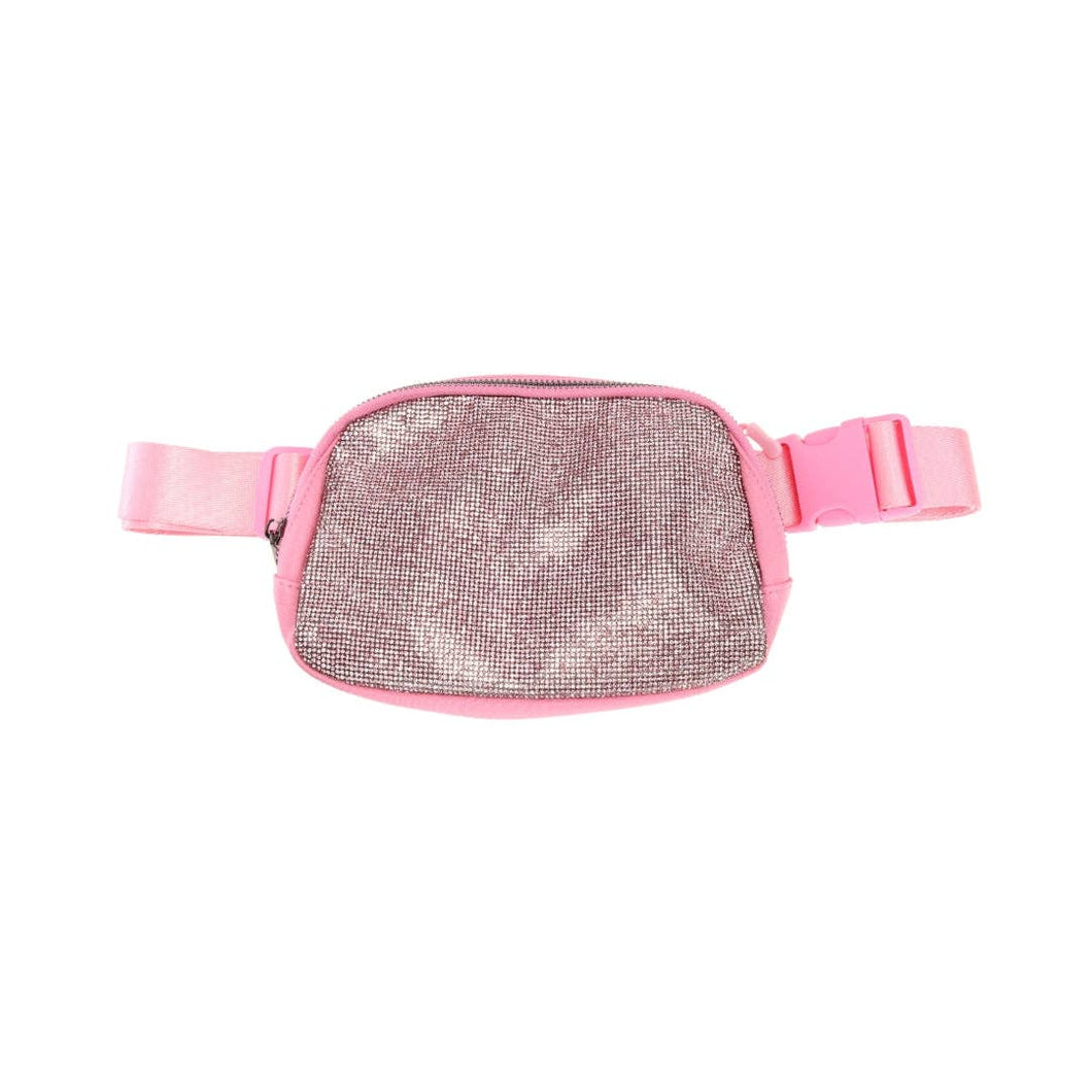 C.C Women's Rhinestone Belt Bag