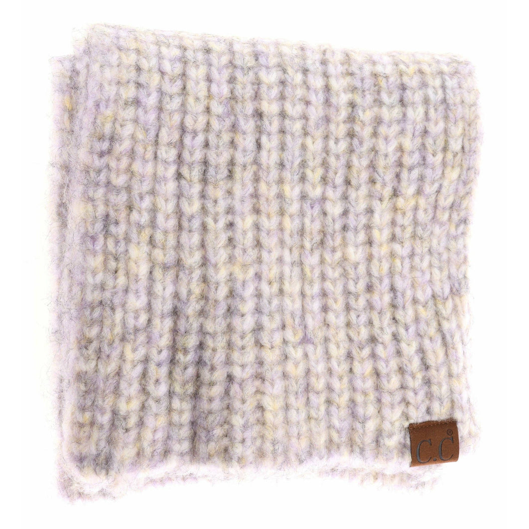 Soft Ribbed Oblong C.C Scarf