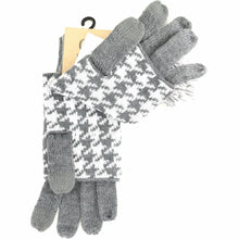 Load image into Gallery viewer, Houndstooth Cuffed CC Gloves
