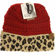 Load image into Gallery viewer, Leopard Print CC Beanie Tail
