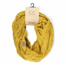 Load image into Gallery viewer, Flecked CC Infinity Scarf
