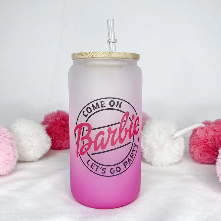 Barbie Glass Can