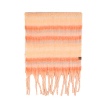 Load image into Gallery viewer, Horizontal Multi Color Stripe C.C Scarf

