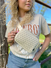 Load image into Gallery viewer, Pleated Faux Leather C.C Belt Bag
