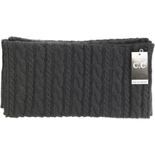 Load image into Gallery viewer, CC Exclusive-Black Label Cable Knit Infinity Scarf
