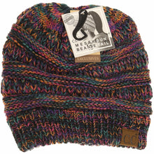 Load image into Gallery viewer, Multi Tone Slouchy CC Beanie Tail
