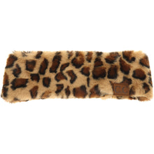 Load image into Gallery viewer, Leopard Faux Fur Fashion Headband for Women

