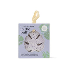 Load image into Gallery viewer, Lemon Lavender In The Buff Super Sudsy Soap Sponge
