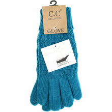 Load image into Gallery viewer, Women&#39;s Knit CC Gloves with Fuzzy Lining
