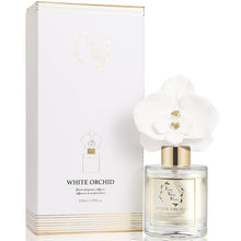 Load image into Gallery viewer, Golden Orchid Flower Diffuser Gift Set - White Orchid
