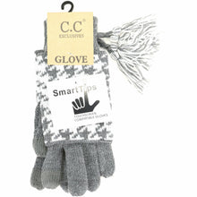 Load image into Gallery viewer, Houndstooth Cuffed CC Gloves
