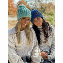 Load image into Gallery viewer, Chenille Pom CC Beanie
