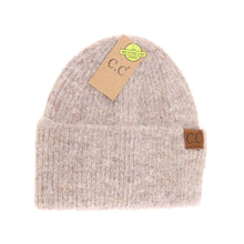 Load image into Gallery viewer, Mohair Feel Wide Cuff C.C Beanie
