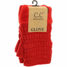 Load image into Gallery viewer, Fingerless Sherpa Lined Women&#39;s Gloves
