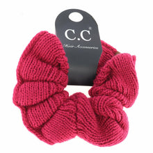 Load image into Gallery viewer, Solid Knit Ponytail C.C Women&#39;s Scrunchie
