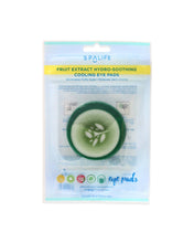 Load image into Gallery viewer, Cucumber hydro-Soothing Spa, Cooling Eye Pads - 12 Pads
