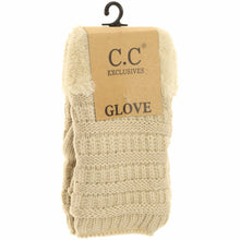 Load image into Gallery viewer, Fingerless Sherpa Lined Women&#39;s Gloves
