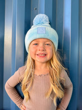 Load image into Gallery viewer, Kids&#39; Tie Dye Pom C.C Beanie

